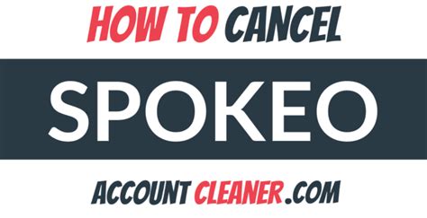 how to cancel my spokeo account|how to delete spokeo account.